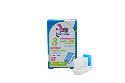 Lamazuna Recambios para cepillos de dientes Lamazuna de dureza media 3 Unidades 50 ml