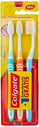 Colgate Extra Clean Soft - Cepillo de dientes (3 unidades)