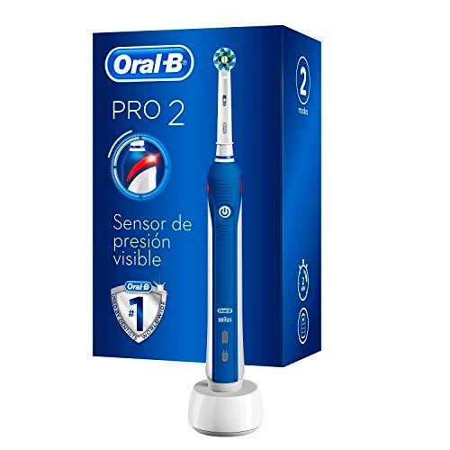 Oral-B PRO 2 2000N CrossAction - Cepillo Eléctrico Recargable con Tecnología de Braun