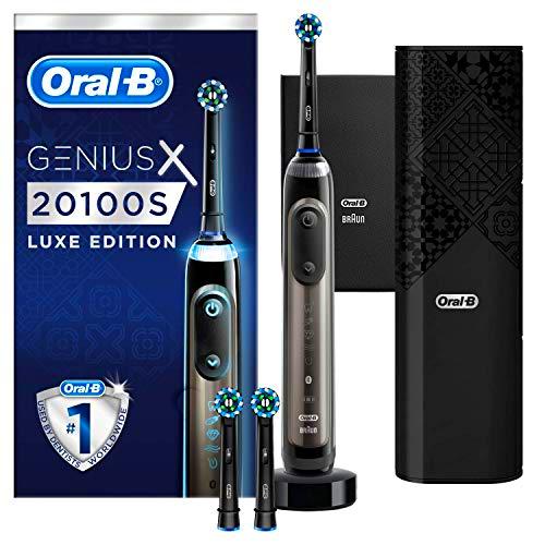 Oral-B Power Genius100S Lujo Edición Cepillo De Dientes Éctrico Gris Carbón Accionada 1240 g