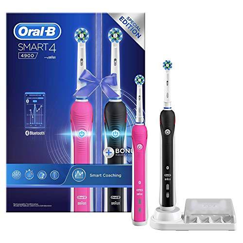 Oral-B Smart 4 4900 CrossAction - Cepillo Eléctrico Recargable con Tecnología de Braun