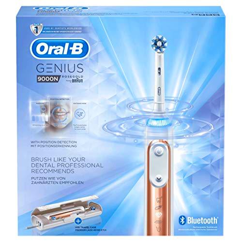 Oral-B Genius 9000N Cepillo de Dientes Eléctrico Tecnología Braun, Rosa Oro