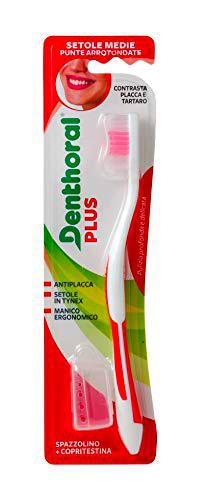 Denthoral Cepillo de dientes Plus con tapa - 21 g