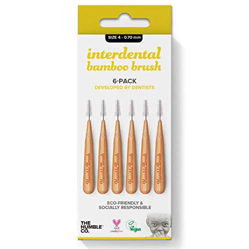 The Humble Co Cepillo Interdental Bambu Talla 4 Amarillothe H 1 Unidad 300 g