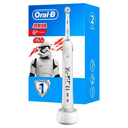 Oral-B Junior - Cepillo Eléctrico Recargable con Tecnología de Braun