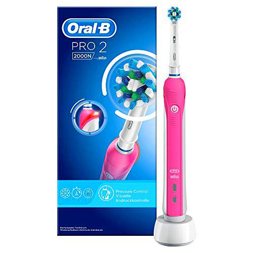 Oral-B Power Pro 2 2000 Cruz Rosada D Cepillo De Dientes Éctrico Acción 350 g