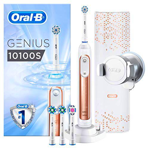 Oral-B Power Genius 10100S De Oro Rosa Cepillo De Dientes Éctrico Alimentado 1150 g