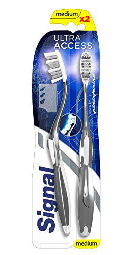 Signal - Lote de 2 cepillos de dientes ultra Access Medium