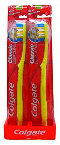 Colgate - Spazzolino da denti Classic Deep Clean Medium (12 pezzi)