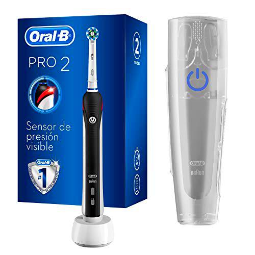 Oral-B PRO 2 2500 CrossAction - Cepillo de Dientes Eléctrico Recargable con Tecnología de Braun