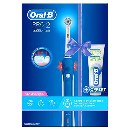 Oral-B Power Pro 2 2800 Cepillo De Dientes Éctrico Accionado + Purificar Pasta De Dientes De Las Encías 530 g