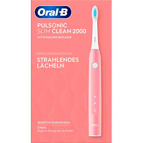 Oral-B Pulsonic Slim Clean 2000 - Cepillo de dientes eléctrico sónico (2 programas de limpieza