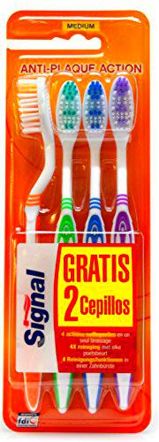 Signal Pack de 4 Cepillos de dientes