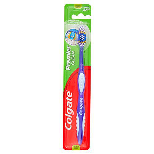 Colgate Premier Clean - Juego de 4 cepillos de dientes