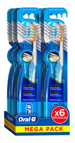 Oral-B Pro-Expert Pro-Flex - Cepillo de dientes mediano (6 unidades)