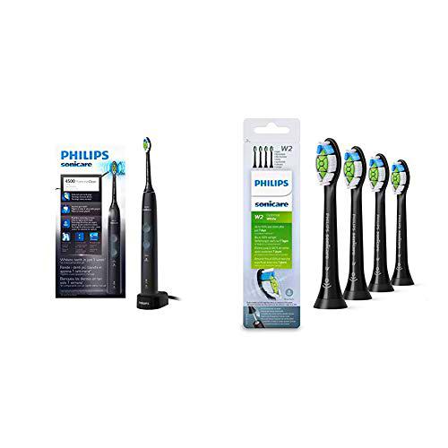 Philips Sonicare - Cepillo de Dientes Eléctrico ProtectiveClean HX6830/44 + Pack con 4 cabezales