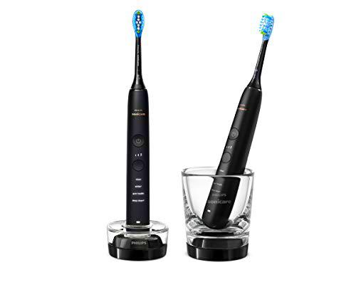 Philips Sonicare DiamondClean 9000 HX9914/54 - Pack doble cepillos eléctricos sónicos conectados con app