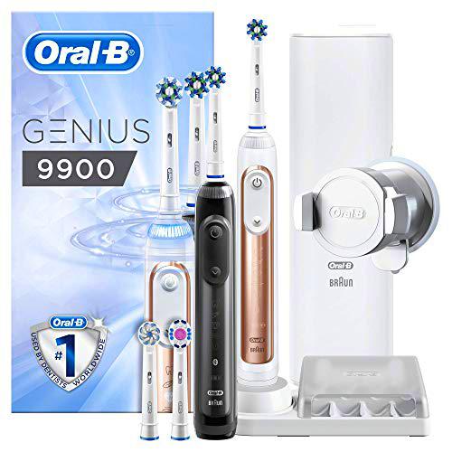 Oral-B Genius 9900 Cepillo de Dientes Eléctrico con Tecnología de Braun 2 Unidades