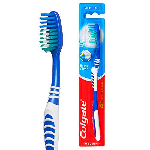 Colgate Extra Clean - Cepillo de dientes, medio