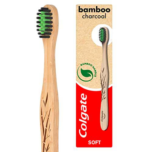 Colgate Cepillo de dientes suave carbón de bambú