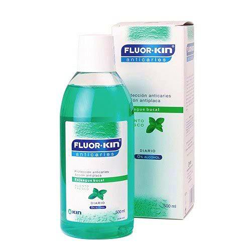 FLUORKIN ENJUAGUE DIARIO MENTA 500 ML. PARA2