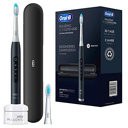 Braun Oral-B Pulsonic Slim Luxe 4500 Elektrische Schallzahnbürste, Negro