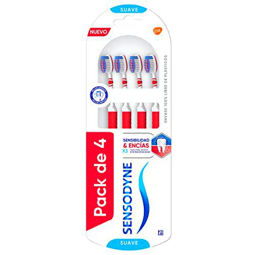 Sensodyne, Cepillo de dientes Suave, Sensibilidad &amp; Encías