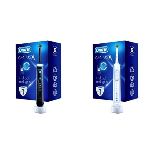 Oral-B Genius X Cepillo de Dientes Eléctrico con Mango Recargable con Inteligencia Artificial y 1 Cabezal de Recambio