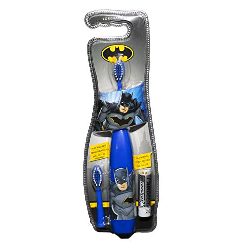 Batman Cepillo De Dientes Eléctrico Con Dos Cabezales Y Pila