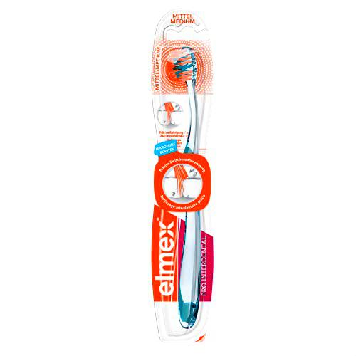 Elmex Pro Interdental Cepillo de Dientes de Dureza Media