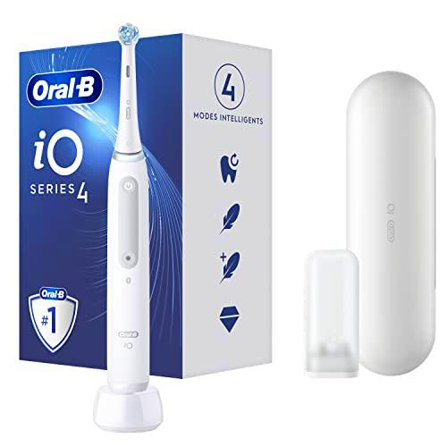 Oral-B iO 4N Cepillo Eléctrico Blanco, Con 1 Cabezal Y 1 Estuche De Viaje