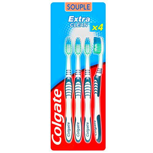 COLGATE - Cepillo de Dientes Extra Clean Flexible - Promueve una Buena Salud Bucco