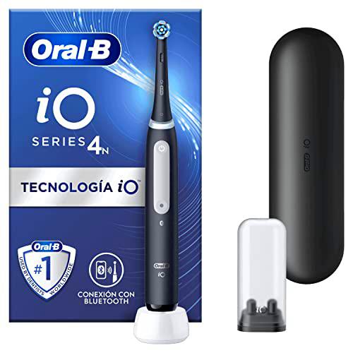 Oral-B IO 4N Cepillo Eléctrico Negro, Con 1 Cabezal Y 1 Estuche De Viaje