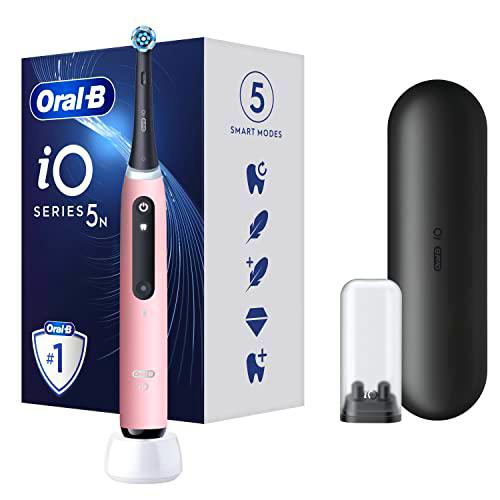 Oral-B iO 5N Cepillo Eléctrico Rosa, Con 1 Cabezal Y 1 Estuche De Viaje