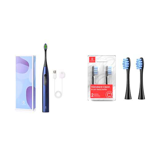 Oclean F1, cepillo de dientes eléctrico sónico, 5 modos de blanqueamiento + RECAMBIO del cabezal del cepillo de dientes