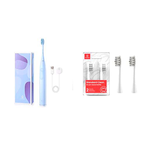 Oclean F1, cepillo de dientes eléctrico sónico, 5 modos de blanqueamiento + RECAMBIO del cabezal del cepillo de dientes