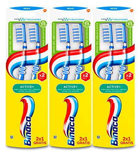 Binaca Cepillo de dientes Active + 3x2