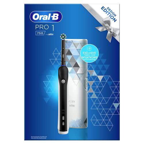 Oral-B Pro 750 Black Design Edition +Travel Case