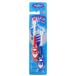 Beauty Formulas Active Oral Care Kids Pingüino Quick Brush 2-Piezas, Surtido