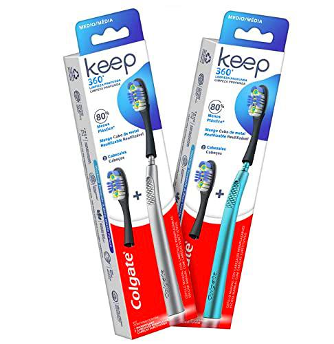 Colgate Keep 360 Limpieza Profunda, Cepillo de Dientes Medio