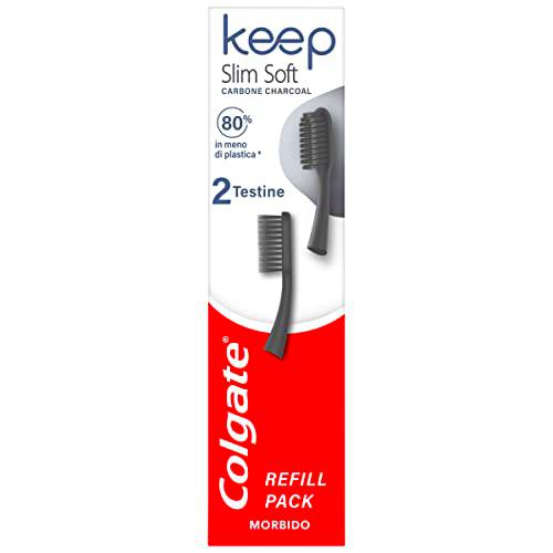 Colgate Refill - Cepillo de dientes de carbón suave