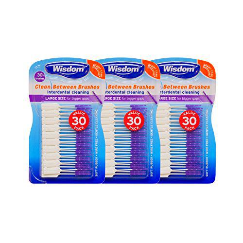 Wisdom Toothbrushes Limpiar entre cepillos interdentales