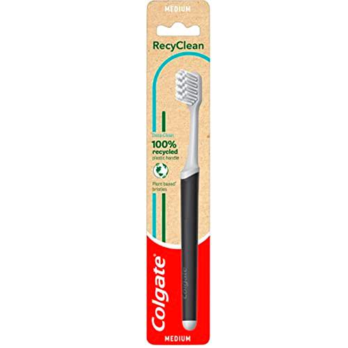 COLGATE RECYCLEAN Cepillo De Dientes Medio(D) Blanco