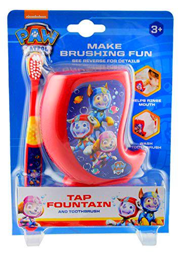 Paw Patrol Cepillo de dientes y fuente del grifo