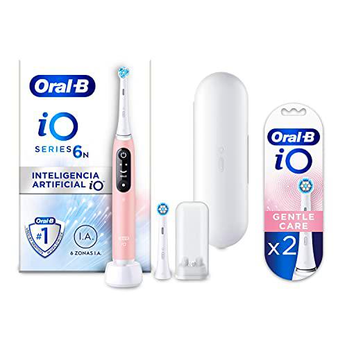 Oral-B iO 6 Cepillo de Dientes Eléctrico Rosa con Mango Recargable