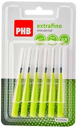 PHB Cepillo De Dientes Manual, 9 mm , 6 unidades