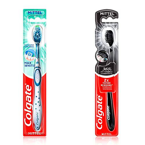 Colgate Cepillo de dientes Max White de dureza media