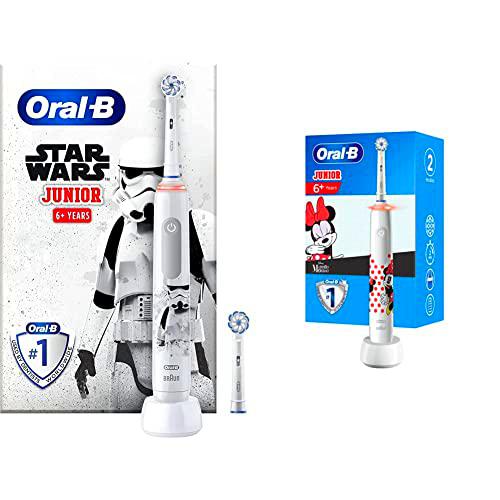 Oral-B Junior Cepillo de Dientes Eléctrico con Mango Recargable de Star Wars &amp; Junior Cepillo De Dientes Eléctrico