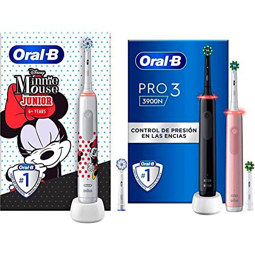 Oral-B Junior Cepillo de Dientes Eléctrico con Mango Recargable de Minnie