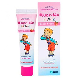 FLUORKIN PASTA INFANTIL FRESA 50 ML. PARA2